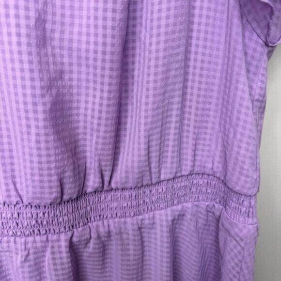 Addition Elle Michel Studio Purple Flutter Sleeves Mini Dress Size 20 Feminine - Picture 6 of 14